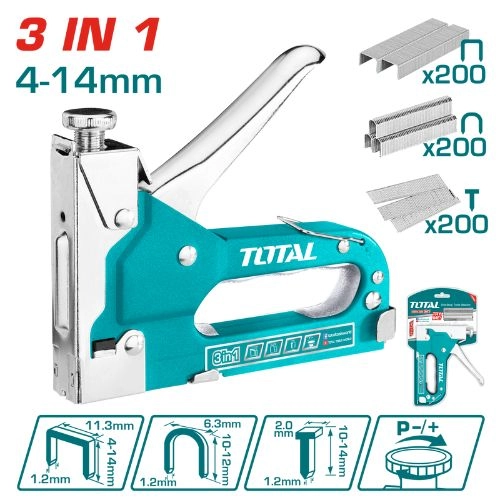 TOTAL STAPLE GUN 3 in 1 THT31143